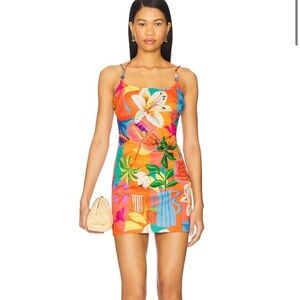 Kulani Kini (from Revolve) Floral Print Mini Dress